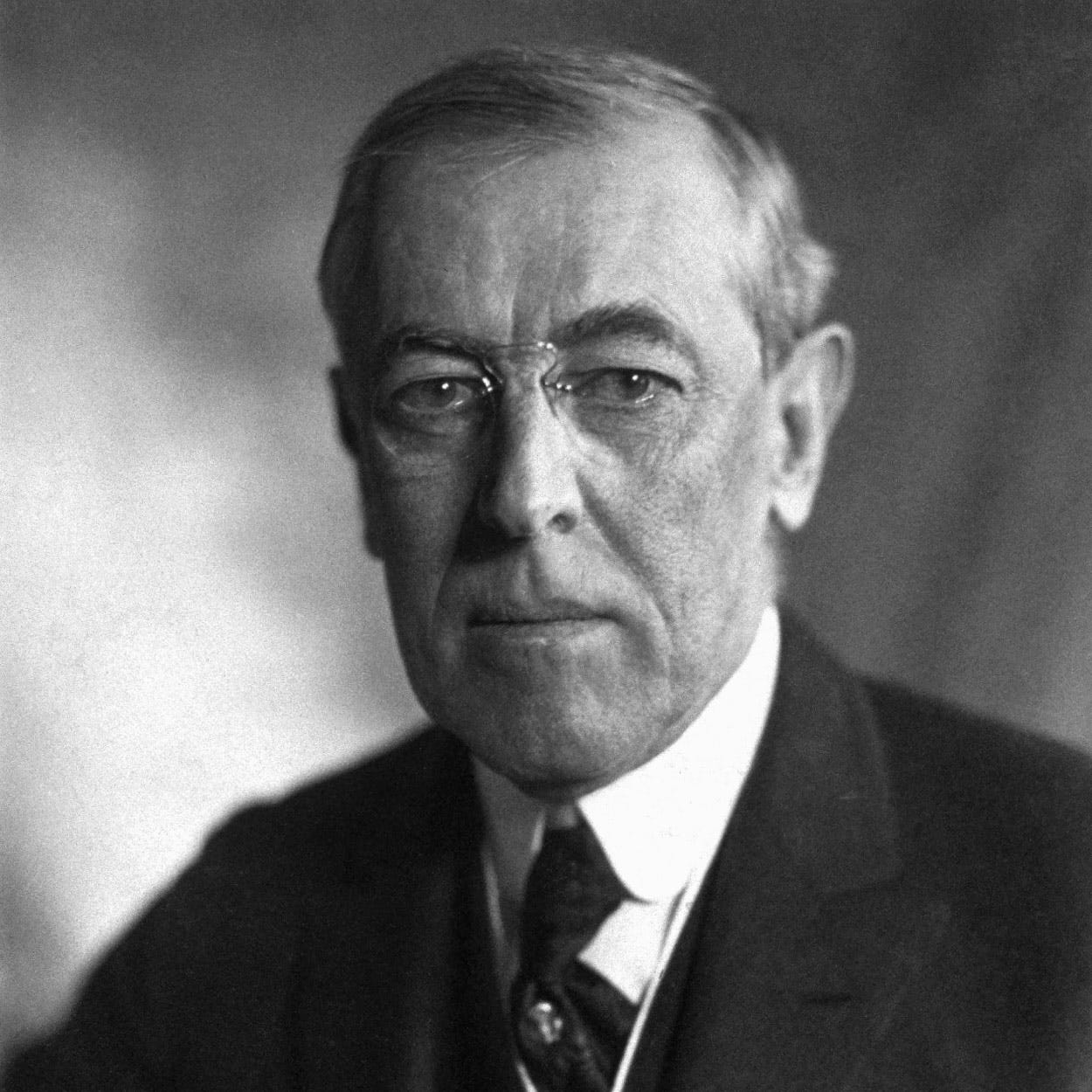 Portrait of Woodrow Wilson, the 28th President of the United States