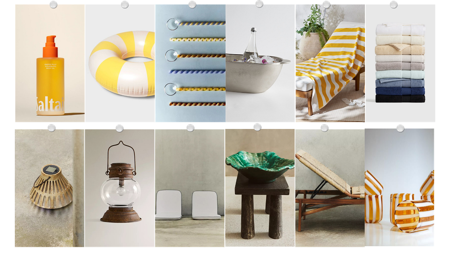 living homes, realistic home styling, interior design newsletter, outdoor decor ideas, budget-friendly summer tips