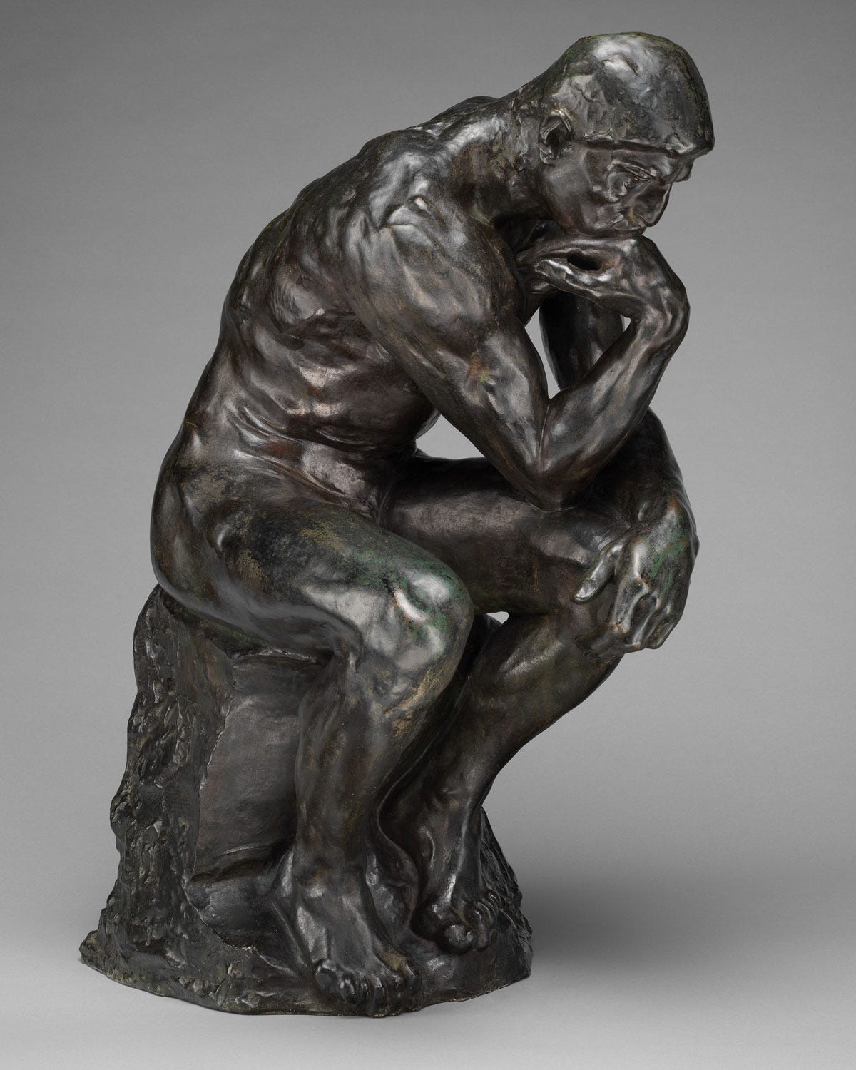Bronze The Thinker Metropolitan Museum
