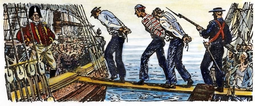 British Impressment 1800S Nbound American Seamen Forced to Leave Their Ship  and Board A British Vessel Prior to The War of 1812 Drawing Poster Print by  (24 x 36) : Amazon.ca: Home