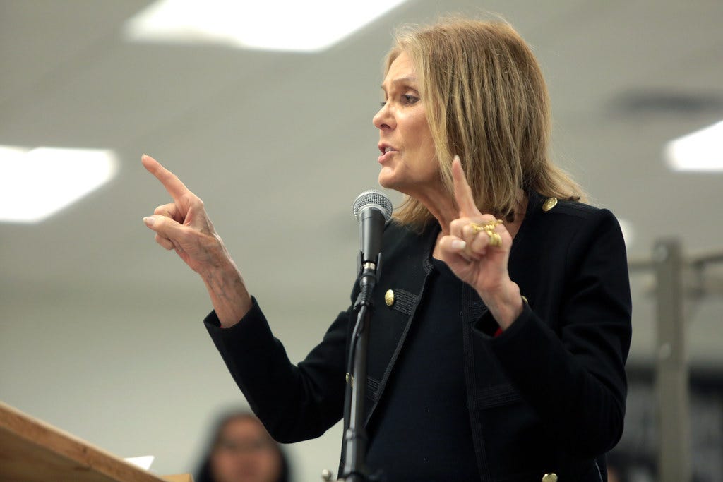 Gloria Steinem | Gloria Steinem speaking with supporters at … | Flickr