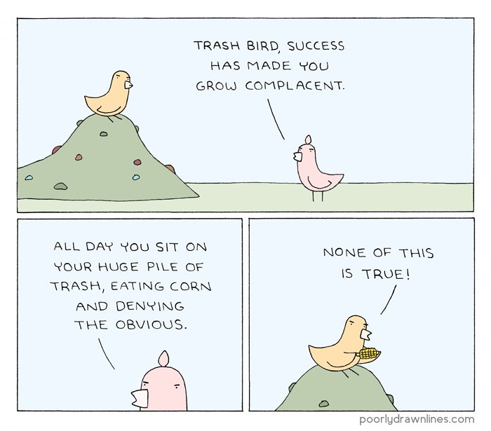 Poorly Drawn Lines – Trash Bird's Success