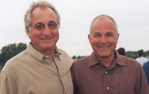 Bernie and Peter Madoff