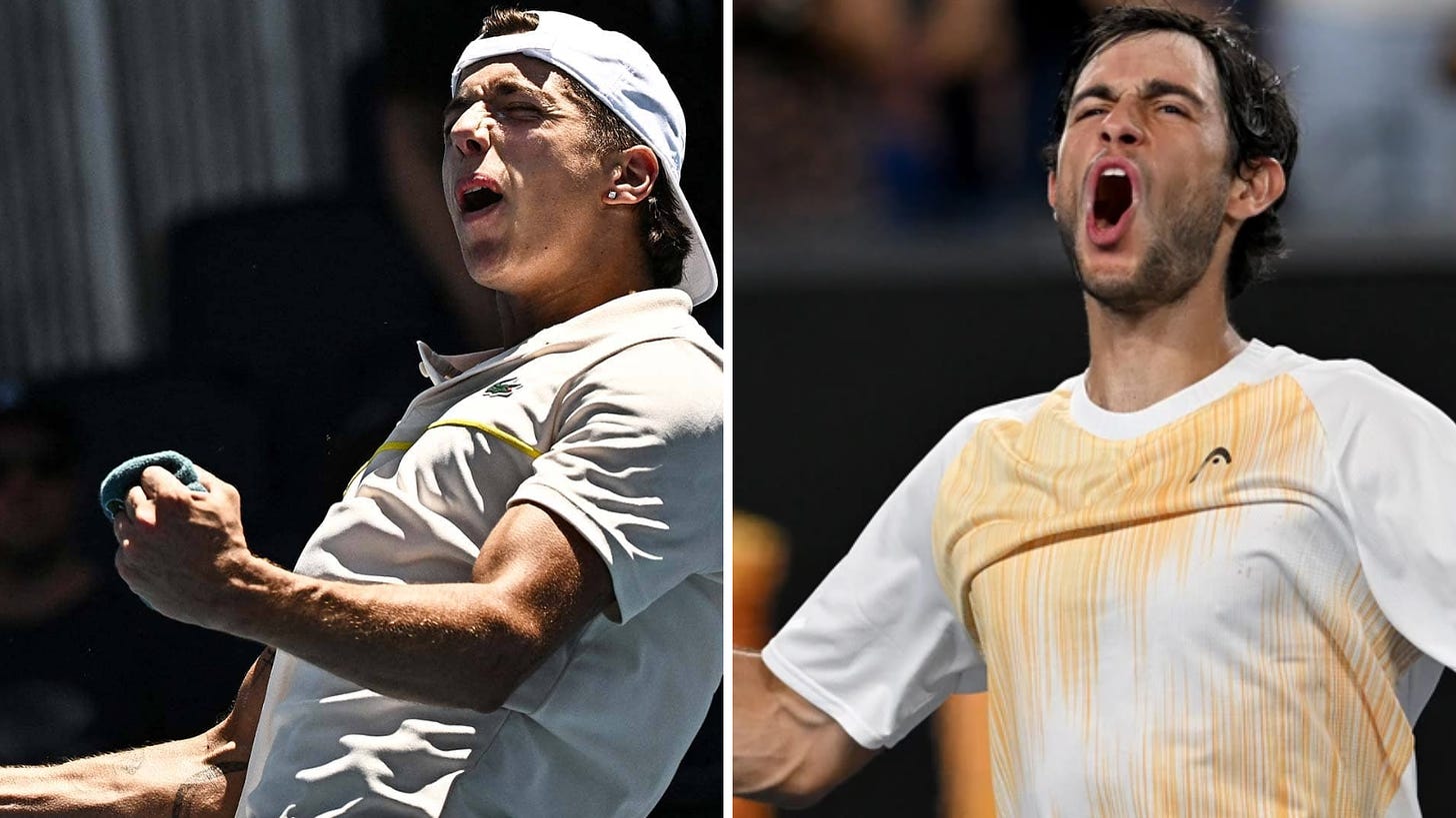 Australian Open: Cazaux y Borges son las sorpresas