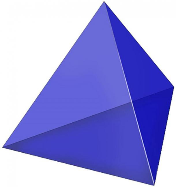 A tetrahedron A tetrahedron