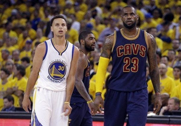 lebron james wins cavaliers game against warriors nba finals 2015