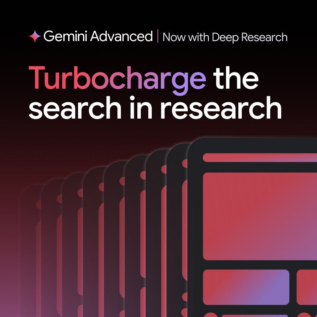 Google on X: "Doing research online isn't always easy. Deep Research in  Gemini Advanced can now do the hard work for you. This new feature uses AI  to explore complex topics on