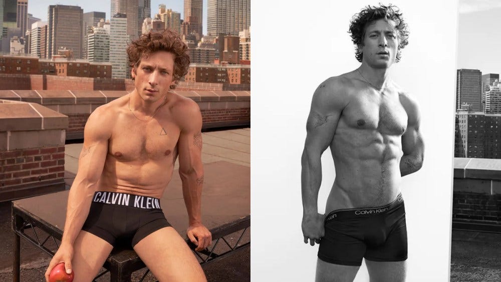 Jeremy Allen White, Calvin Klein, underwear campaign,