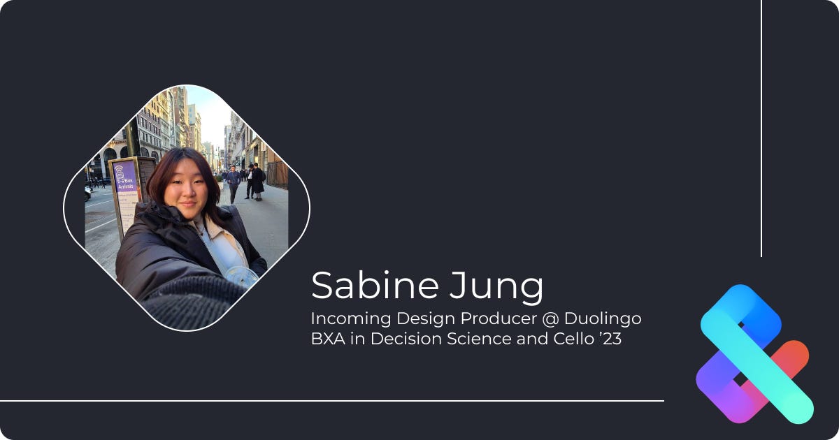 Introduction picture for Sabine Jung, with a profile image of Sabine taking a selfie