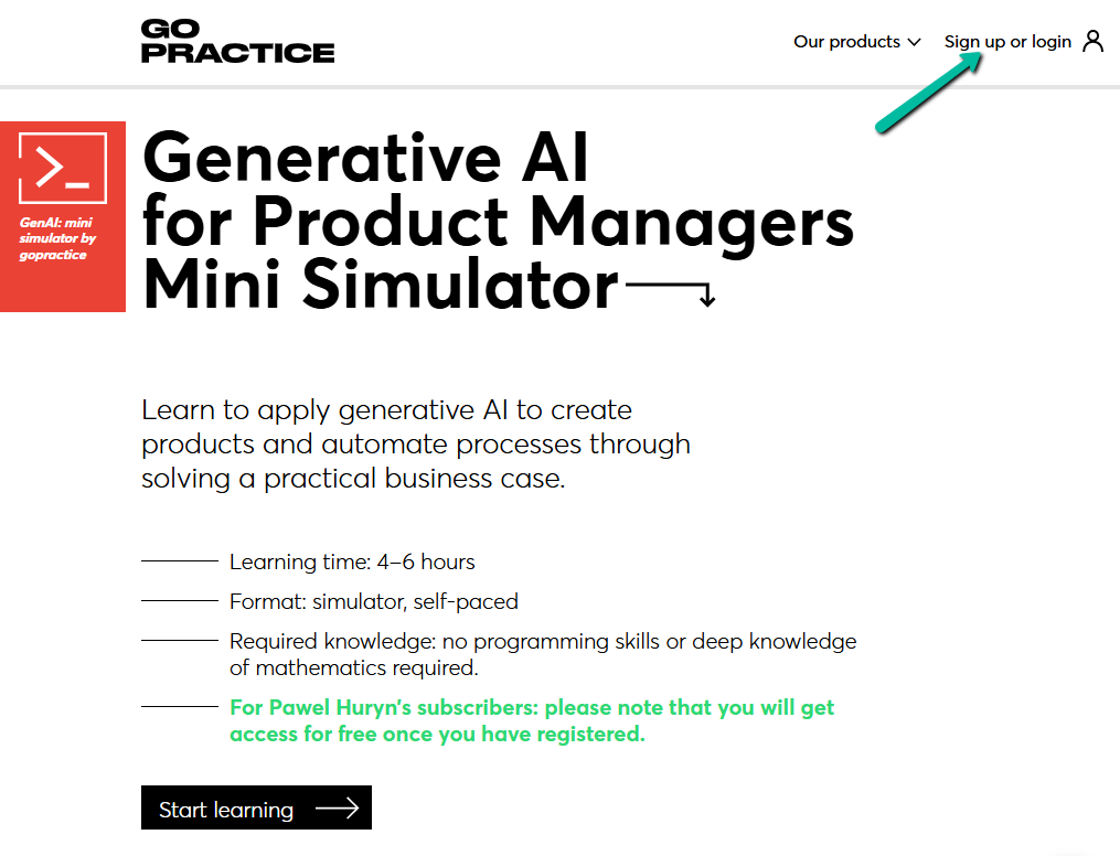 Free AI Simulator for PMs