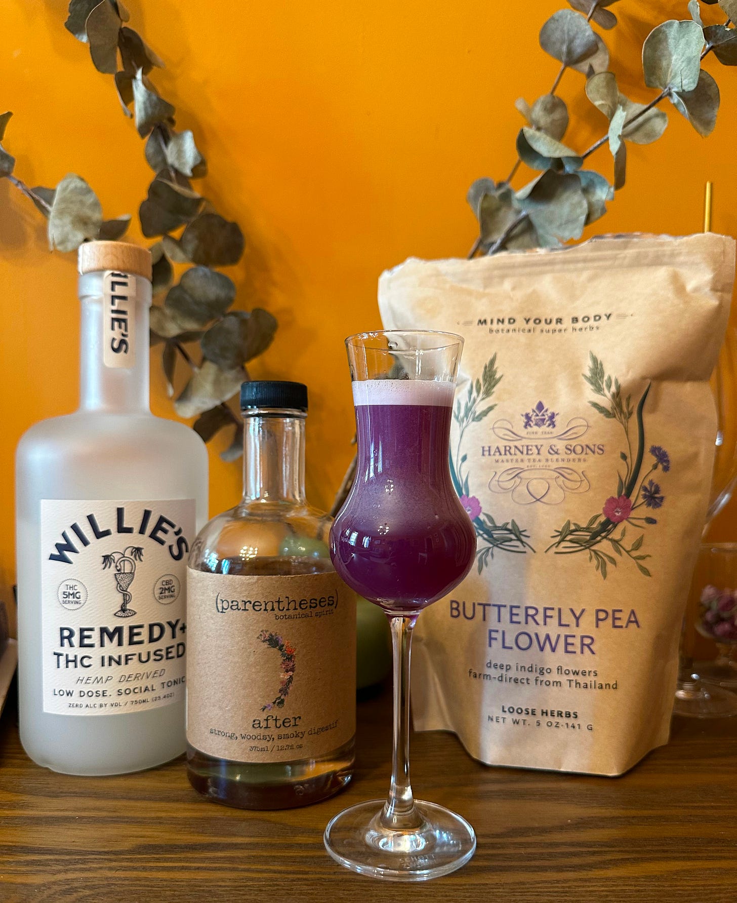 Willie Nelson THC spirit and vinegar non alc