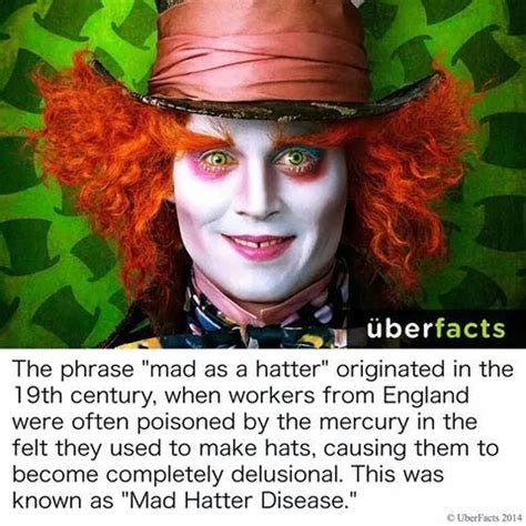 Pin by Patricia Smith on WTF? Fun Facts | Mad hatter disease, Mad ...