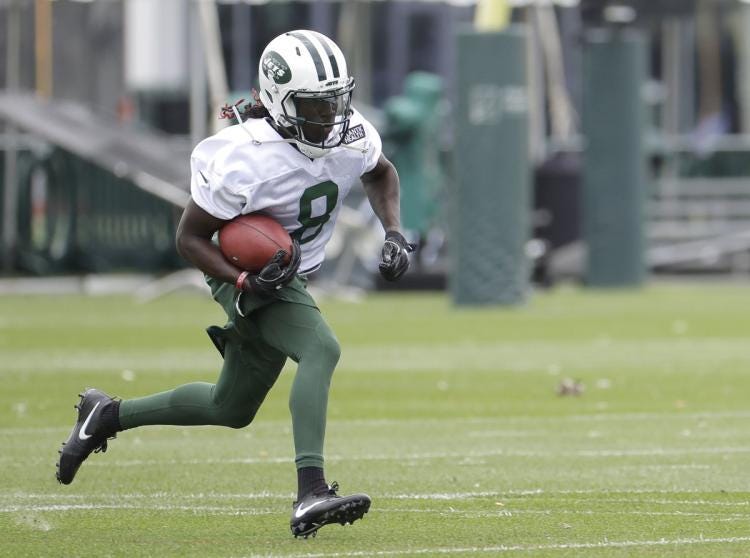 lucky whitehead broken foot hurts ny jets