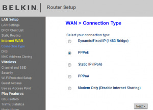Belkin-Router-Config-PPPoE