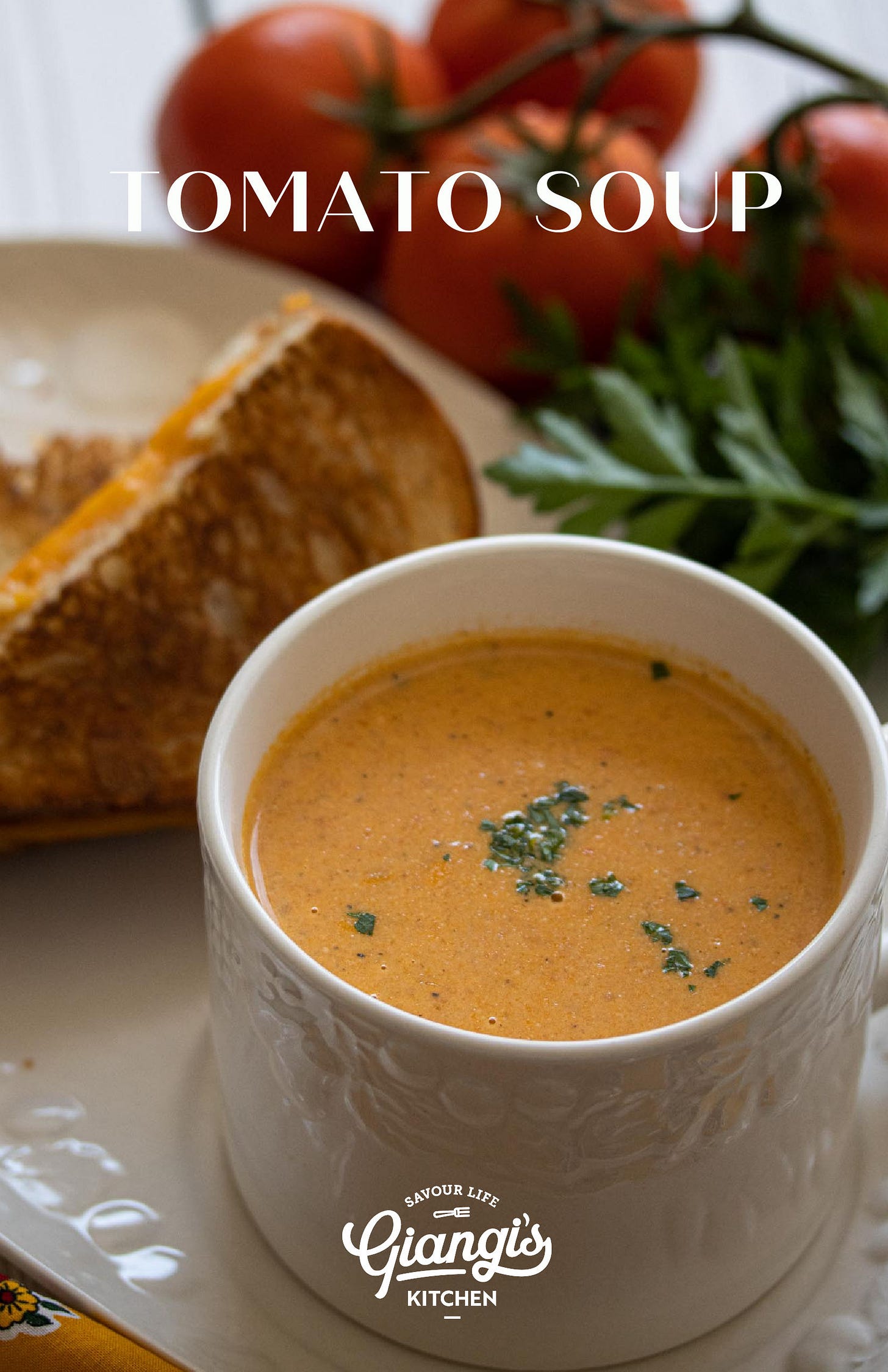 Tomato Soup and Grilled Cheese - by Giangi Townsend