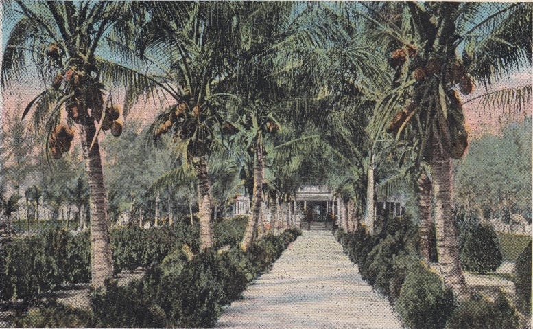  Figure 2: Postcard of Brickell Point in 1918