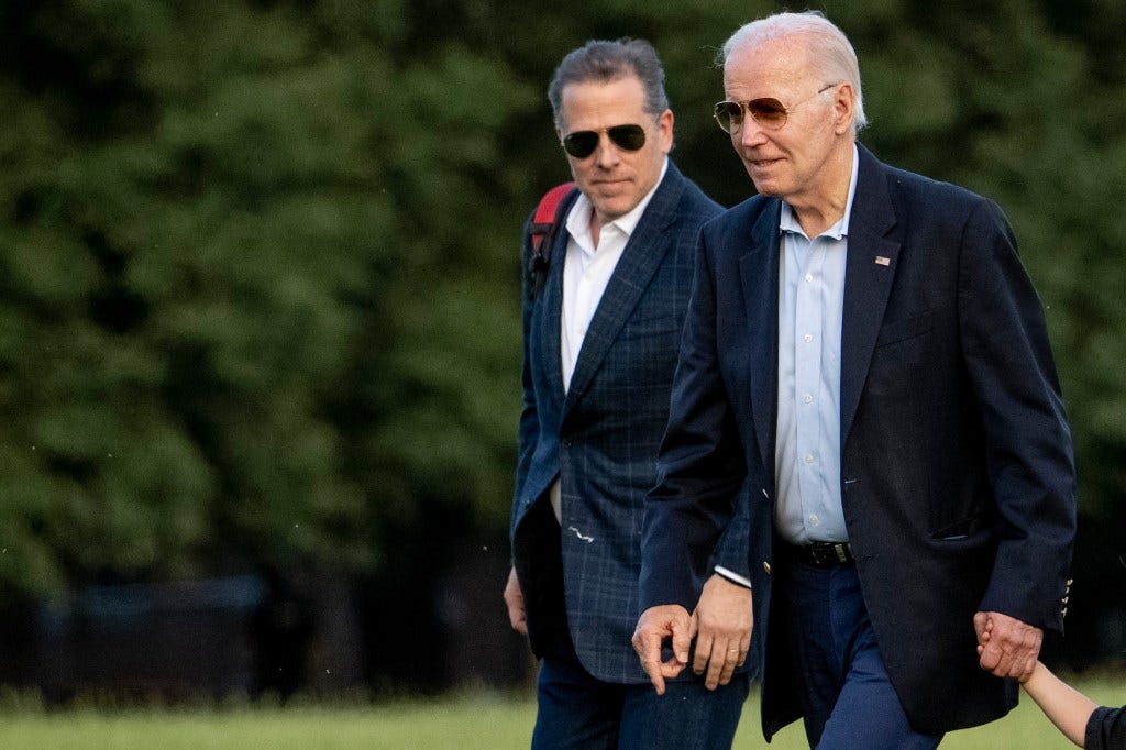 Hunter Biden and Joe Biden