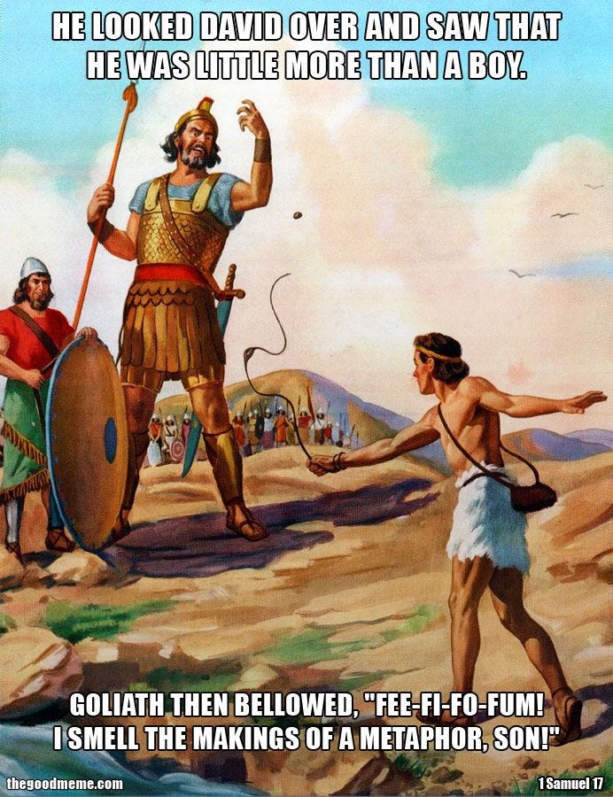 Pin by The Good Meme on The Good Meme | David and goliath, Bible pictures,  David and goliath story