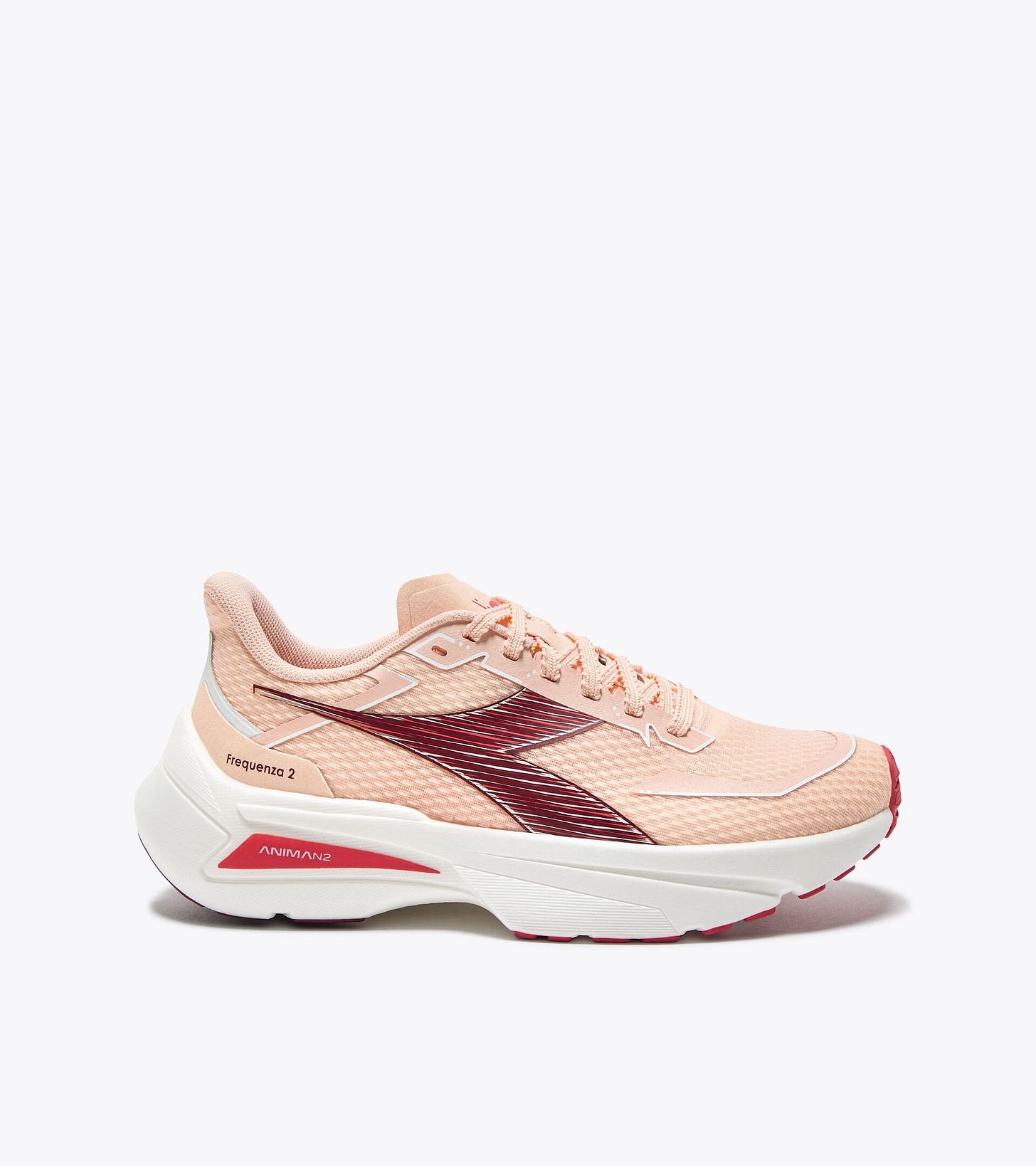 Running shoe - Lightness and reactivity - Women’s FREQUENZA 2 W SCALLOP SHELL/WINERY - Diadora