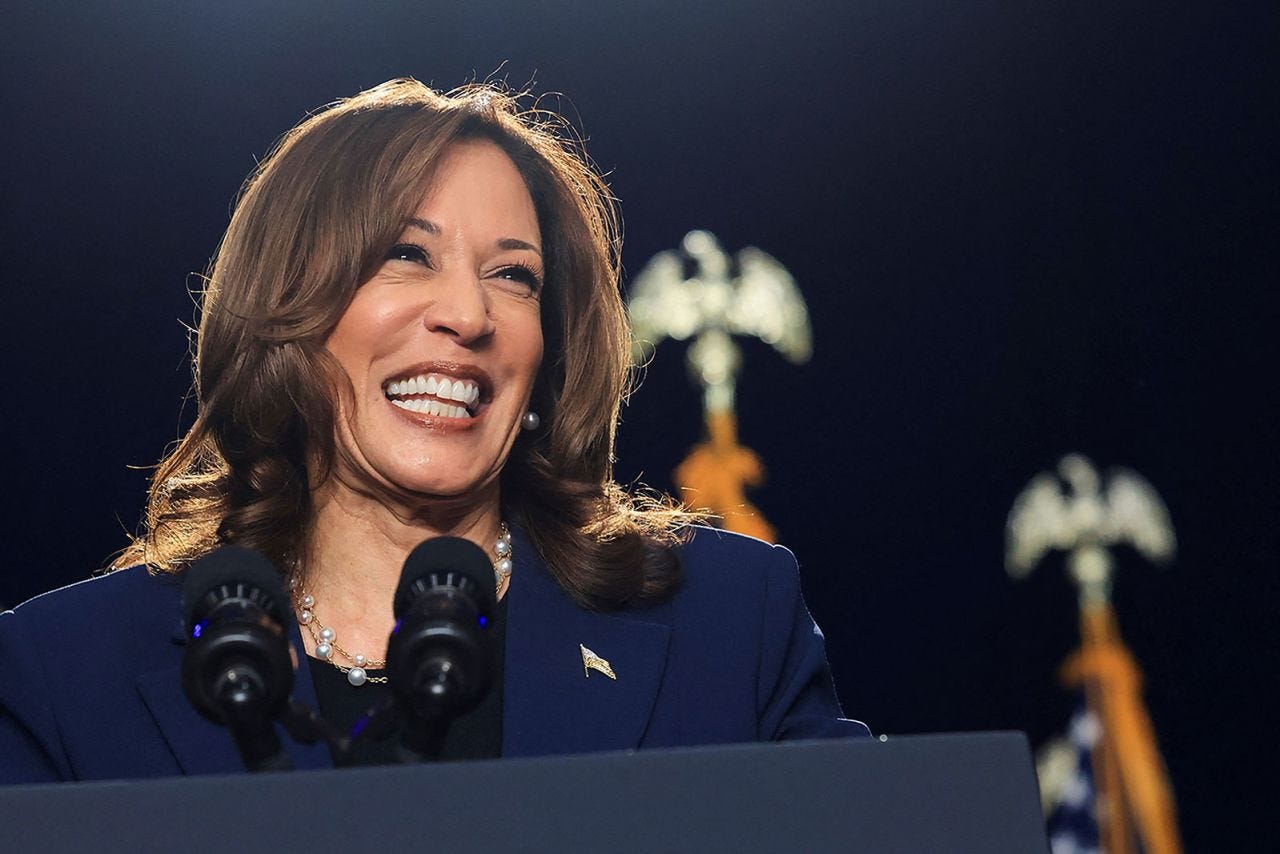 U.S. Vice President Kamala Harris delivers remarks during a campaign event in Milwaukee on Tuesday, July 23. 