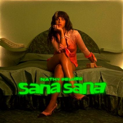 Cover art for Nathy Peluso - SANA SANA (English Translation) by Genius English Translations