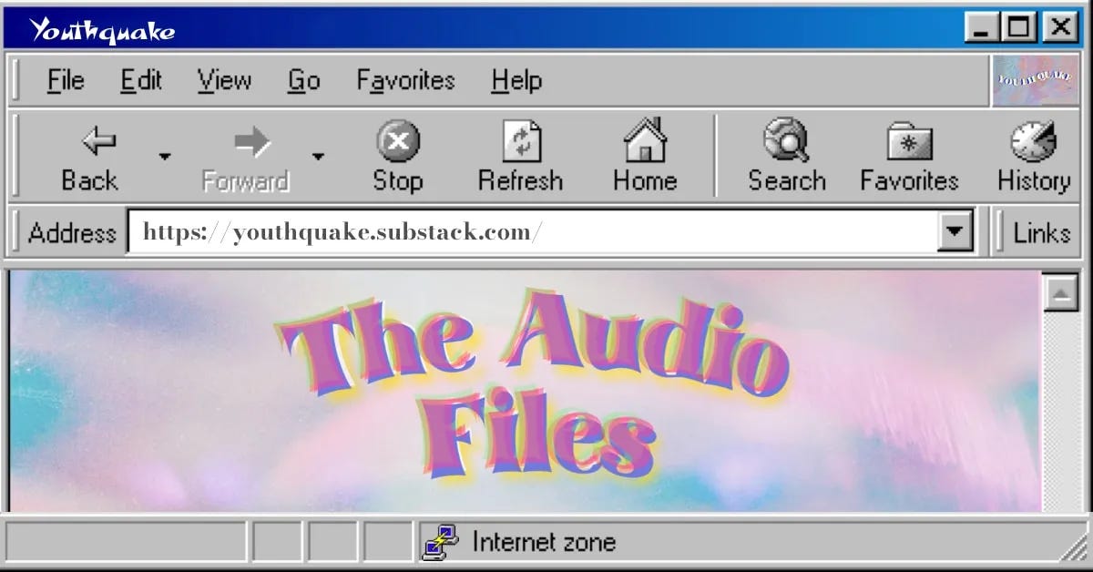 Youthquake's The Audio Files
