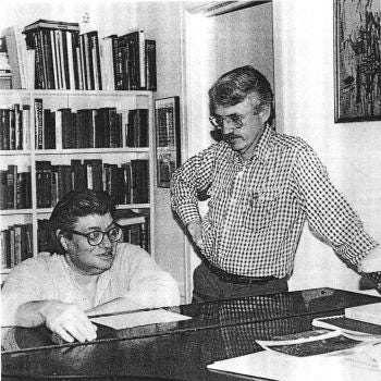 Jan Williams with Morton Feldman