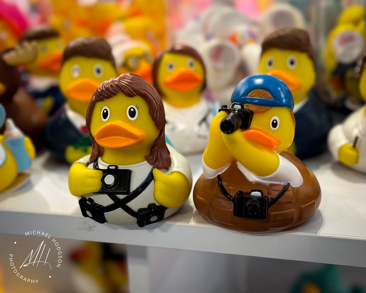 rubber ducks with cameras