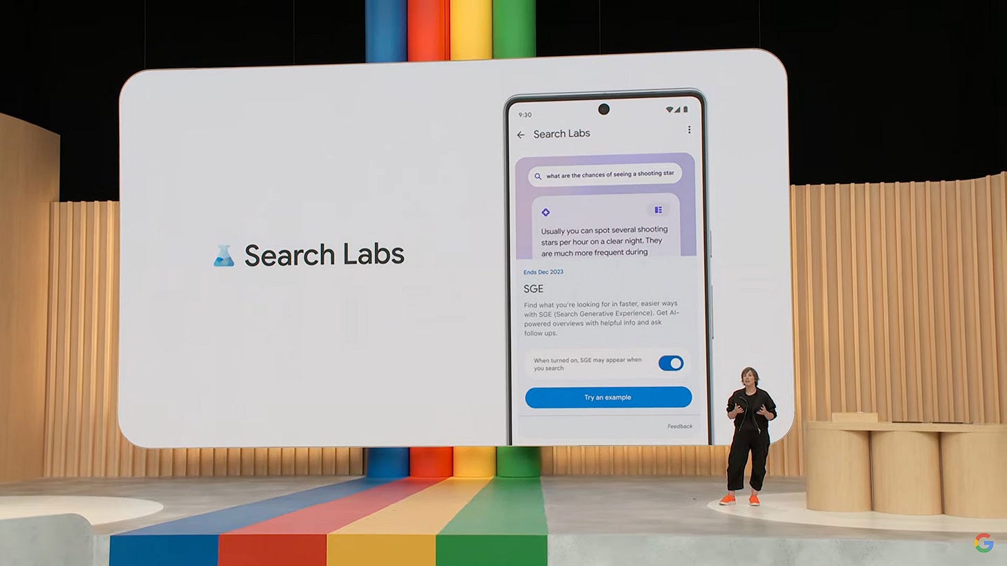 Google's AI search experience adds AI-powered summaries, definitions and  coding improvements | TechCrunch