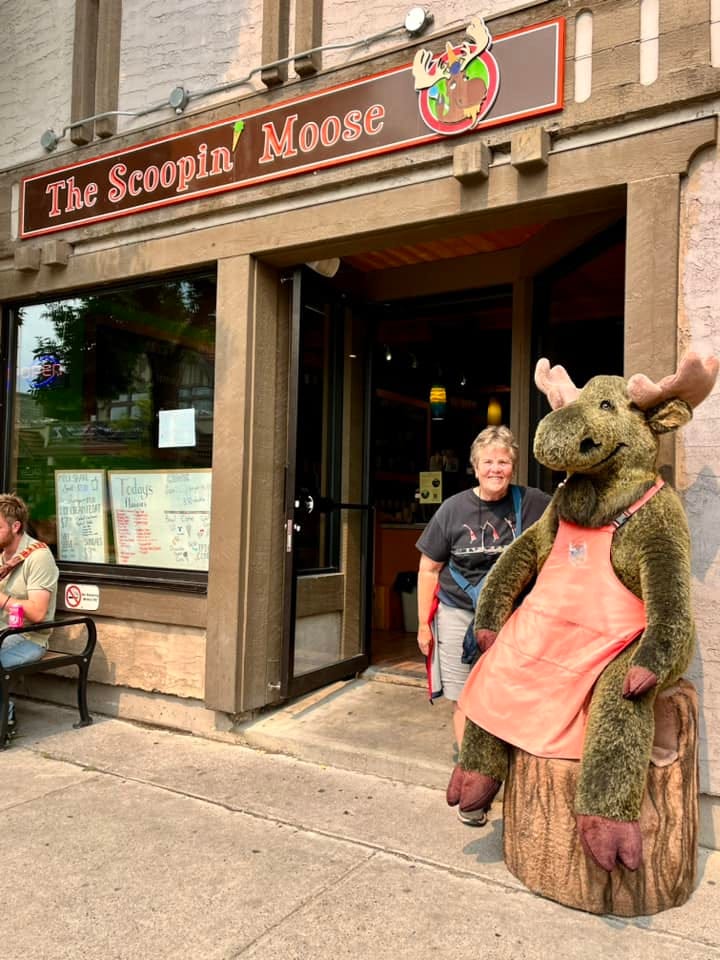 The Scoopin' Moose in Canmore, Alberta