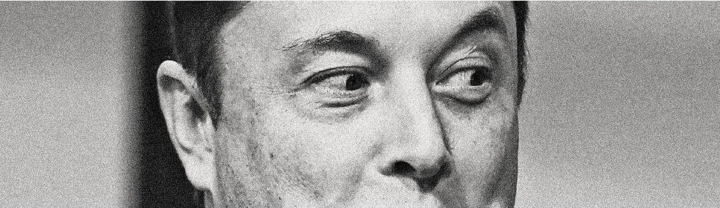 Elon Musk from the cover of the book Character Limit