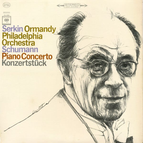 Piano concerto / konzertstück - Rudolf Serkin Eugene Ormandy The  Philadelphia Orchestra - Robert Schumann - ( LP ) - 売り手： bulltrax -  Id:954641016