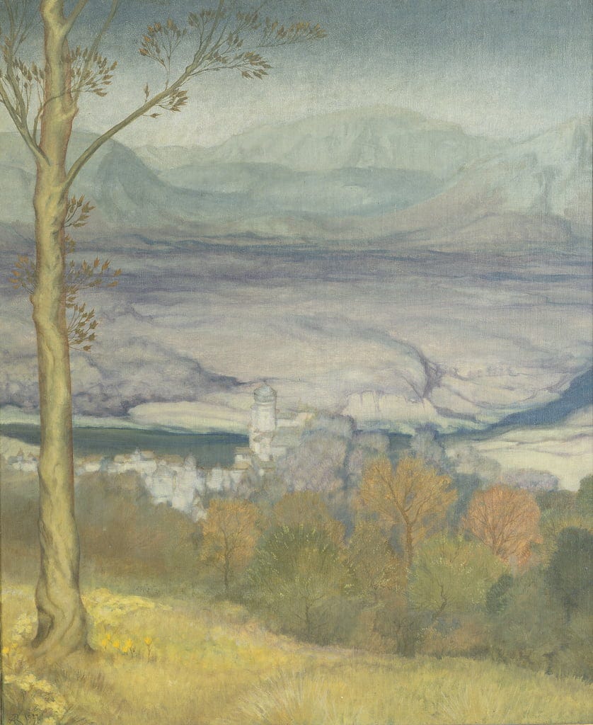 Landscape, c.1920  by Arthur Rackham