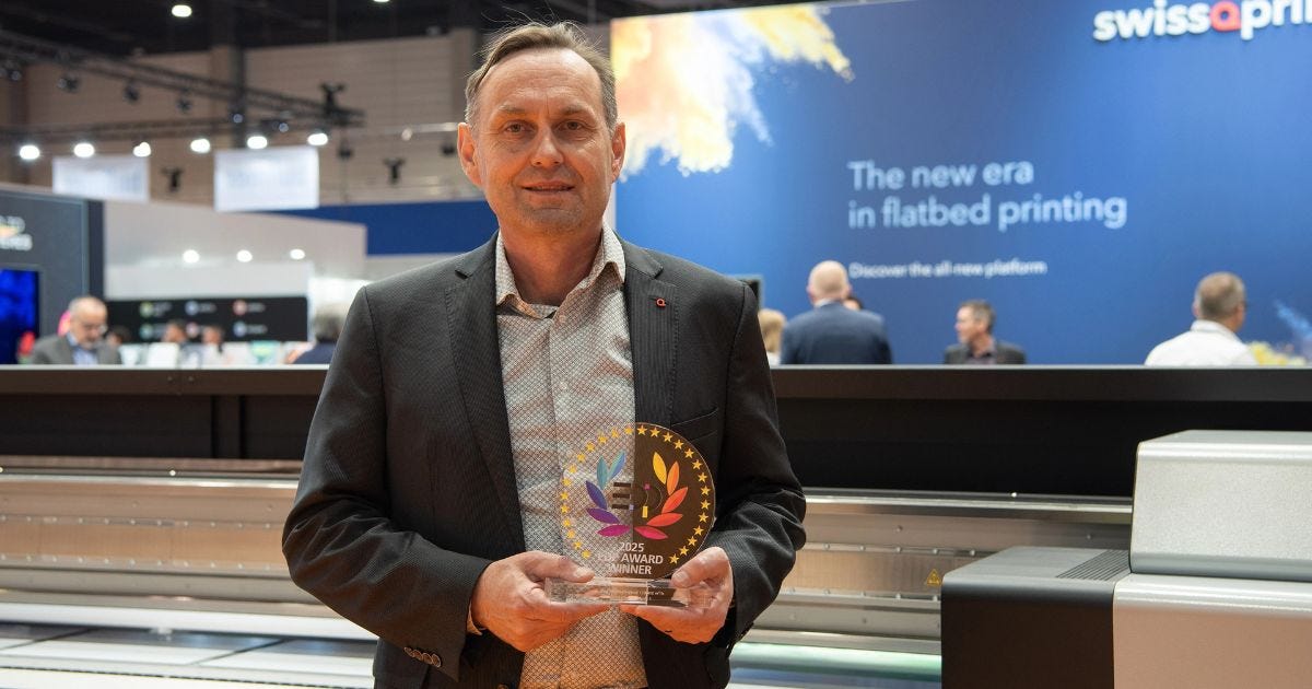 swissQprint Takes Two EDP Awards at FESPA