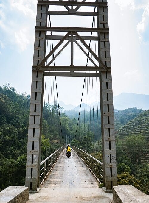 Discover some incredible sights around Sapa with a scooter