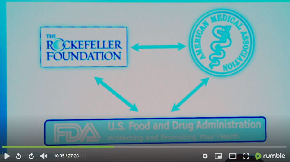Homeopath Benedict Lust said, “The AMA was the bouncer, and the FDA was the enforcer.”