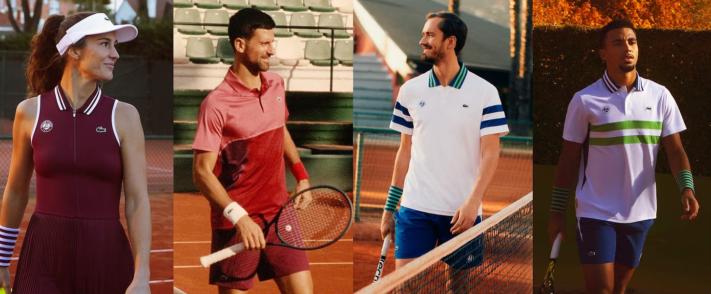 Lacoste at the French Open