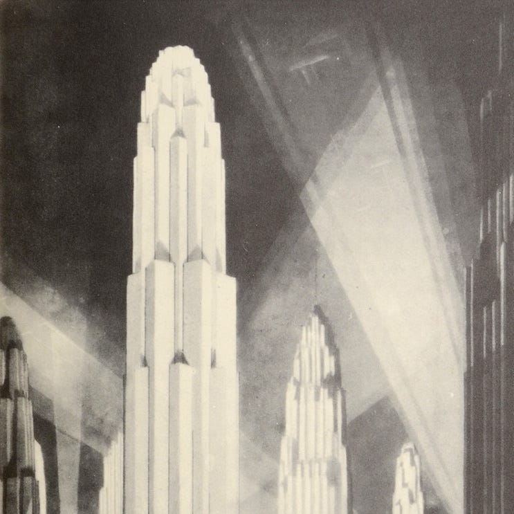 Hugh Ferris, The Metropolis of Tomorrow (1929)