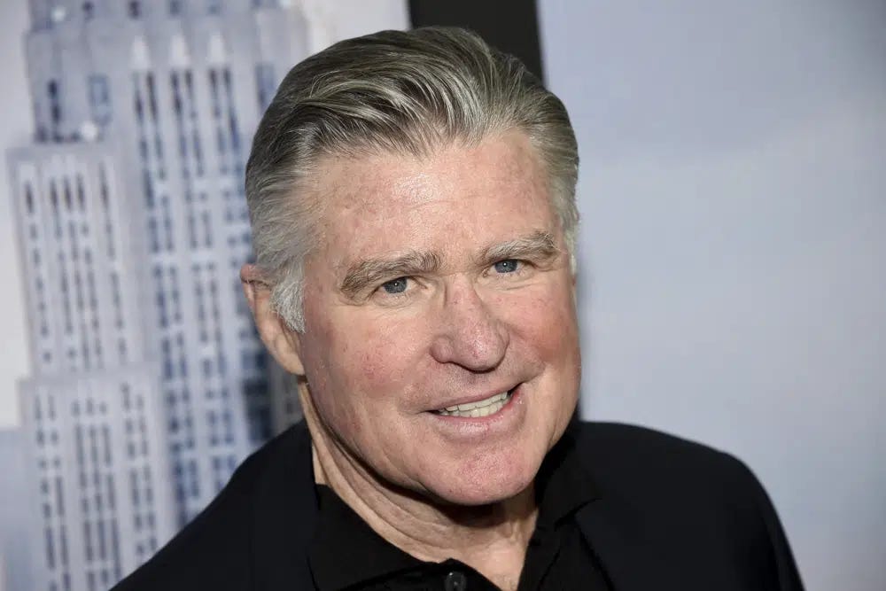 FILE - Actor Treat Williams attends the world premiere of "Second Act" in New York on Dec. 12, 2018. Williams, whose nearly 50-year career included starring roles in the TV series “Everwood” and the movie “Hair,” died Monday, June 12, 2023, after a motorcycle crash in Vermont, state police said. He was 71. (Photo by Evan Agostini/Invision/AP, File)