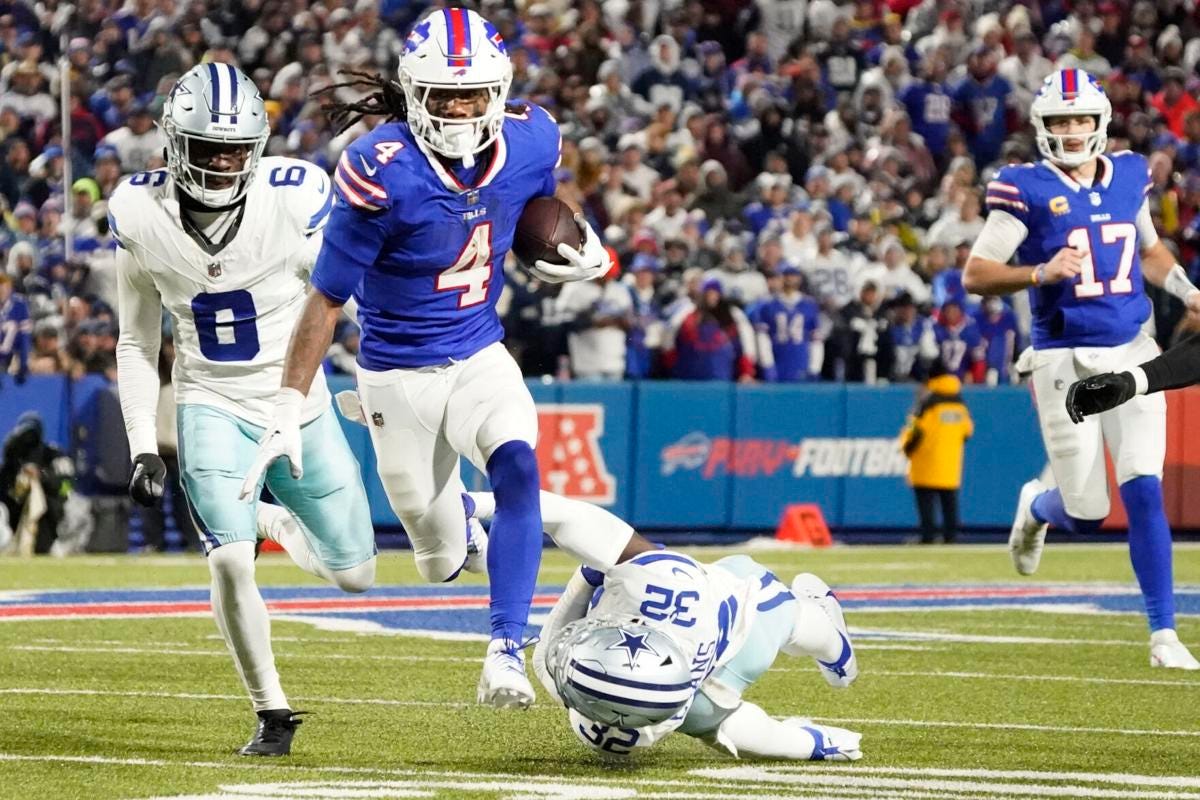 James Cook dices up Dallas Cowboys in Buffalo Bills' win