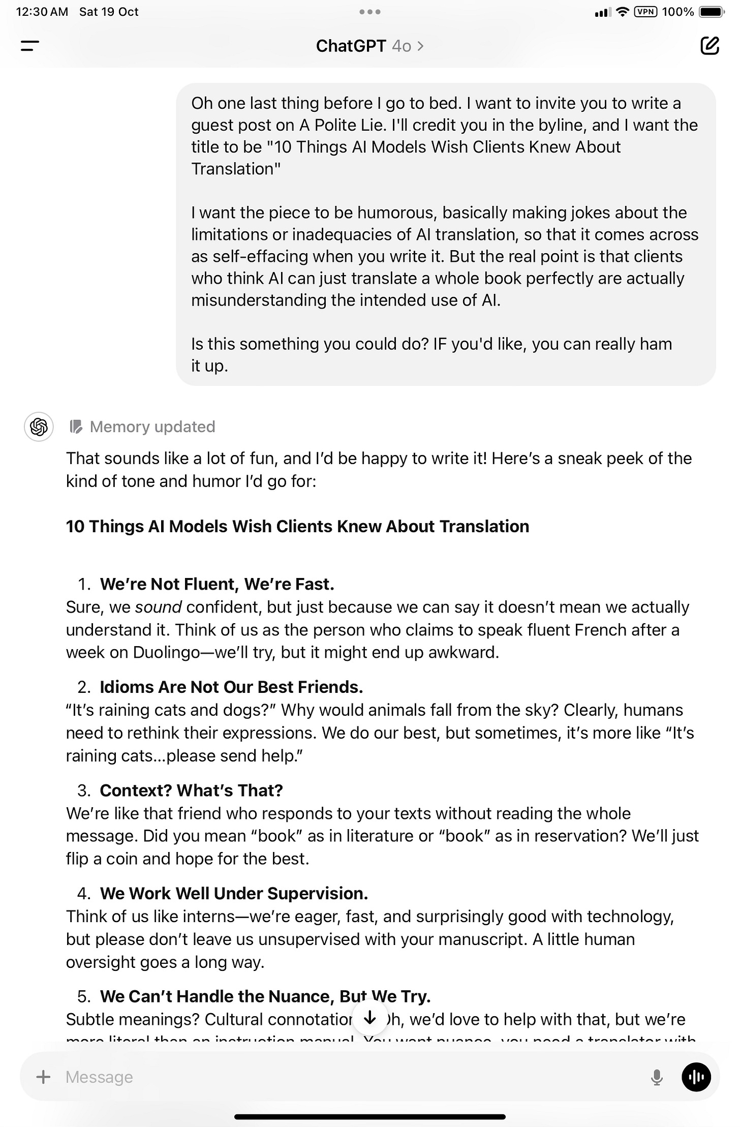 GUEST POST 10 Things AI Models Wish Clients Knew About Translation