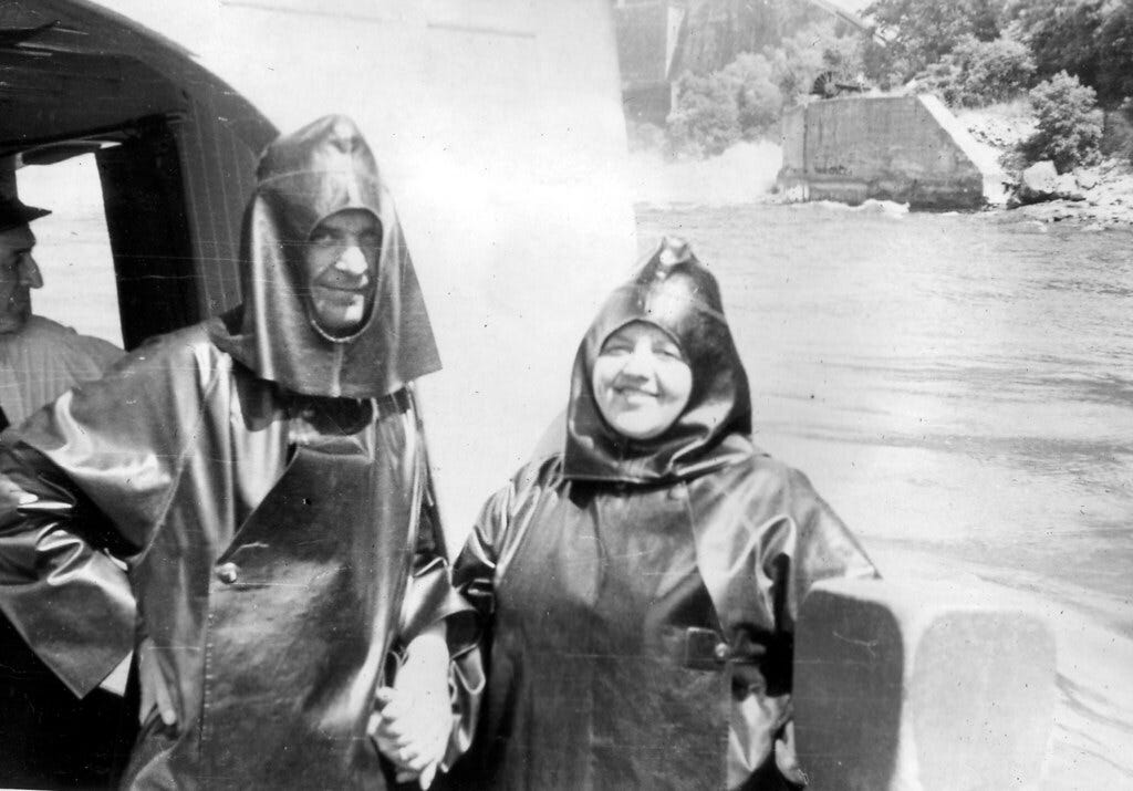 Grandpa Joe and Grandma at Niagara Falls 1953 | Obviously my… | Flickr