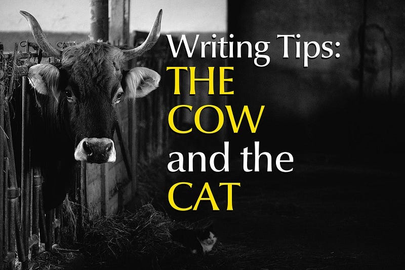 Writing Tips: The Cow and The Cat - Great Short Story