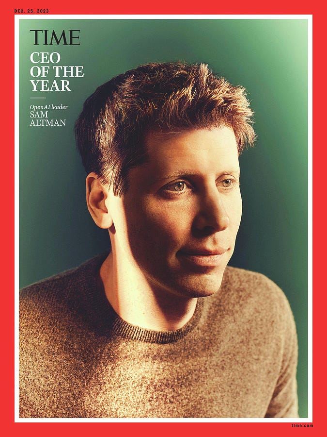 CEO of the Year- Sam Altman by Joe Pugliese for Time