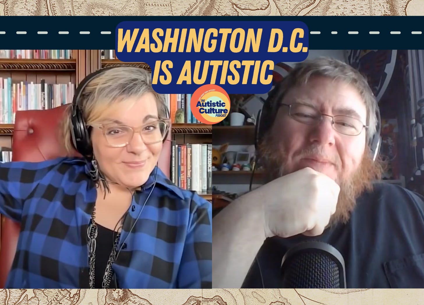 Listen to Autistic podcast hosts discuss: Washington, DC is Autistic | Autistic celebrities. Autism Podcast | Benjamin Banneker and Thomas Jefferson displayed autism symptoms in adults through their social advocacy, knowledge acquisition, and attention to detail. Join us as we discuss Benjamin Banneker, a Black Autistic icon in American history.