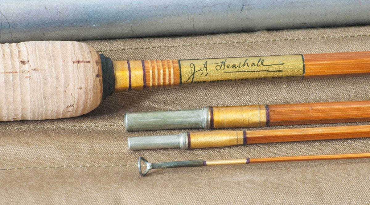 E.W. Edwards Weber Henshall Bamboo Rod 8' 3/2 #4/5 - Spinoza Rod Company