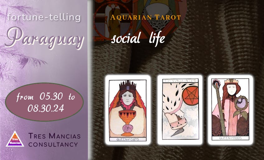 Aquarian Tarot for Paraguay (from 06.01 to 09.01.24). Fortune-telling and forecasting in Tres Mancias Consultancy.