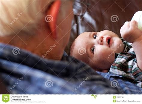 Great-grandpa Holding Baby Stock Photos - Image: 13517743