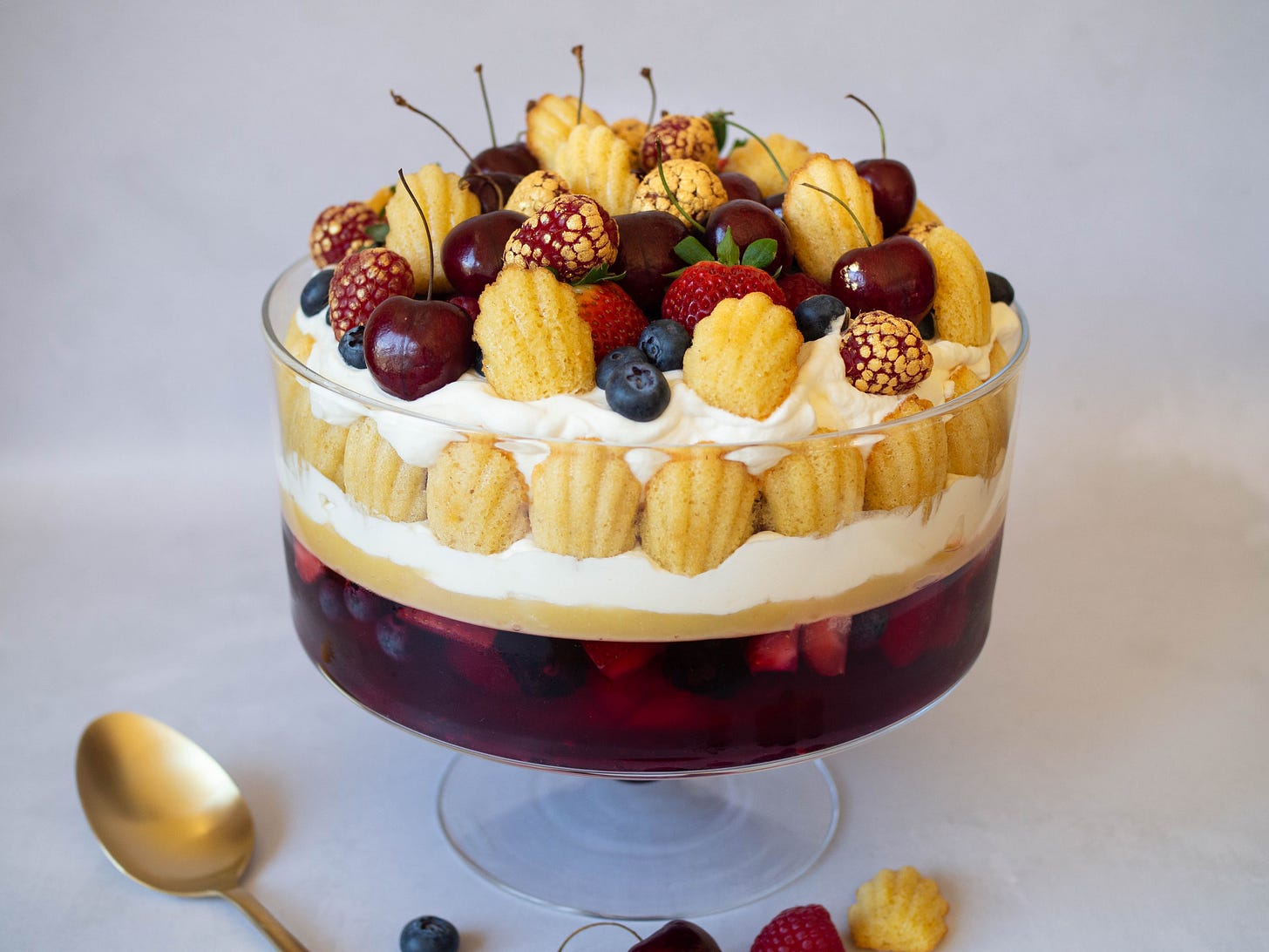 Retro Christmas Trifle recipe for The Healthy Baker