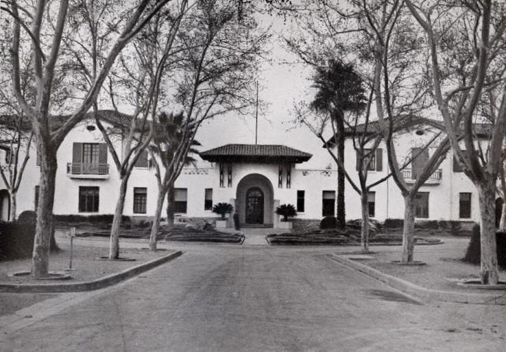 The pavillion of Blida-Joinville hospital where Frantz Fanon was medical direction from November, 1953 until 1957.